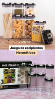 Set De 7 Contenedores Herméticos